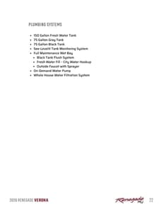 2026 Renegade RV Verona Brochure page 22