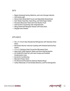 2026 Renegade RV Verona Brochure page 24