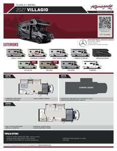 2027 Renegade RV Villagio Flyer page 1